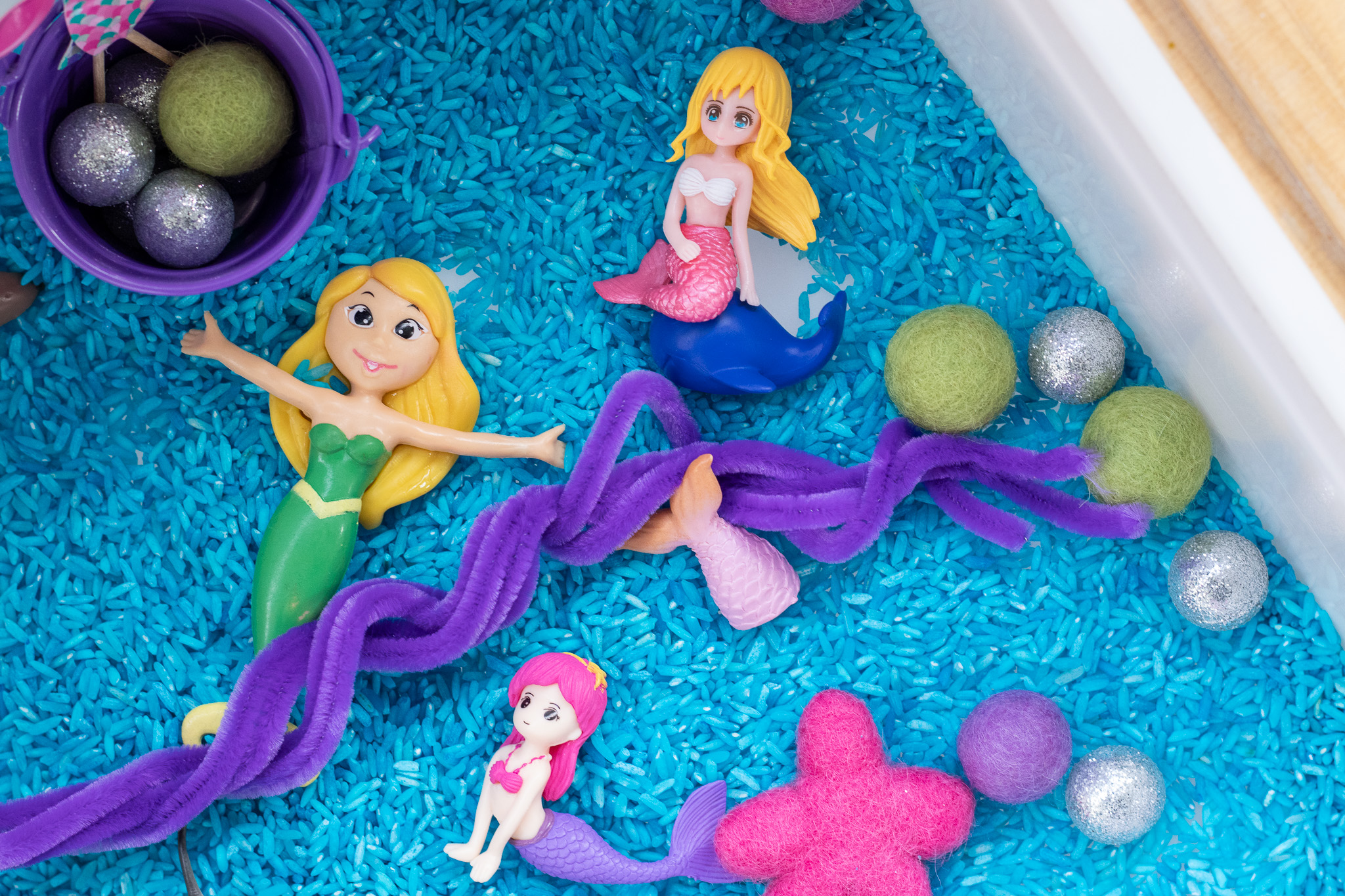 Under The Sea Mermaids Sensory Play All in one Jar