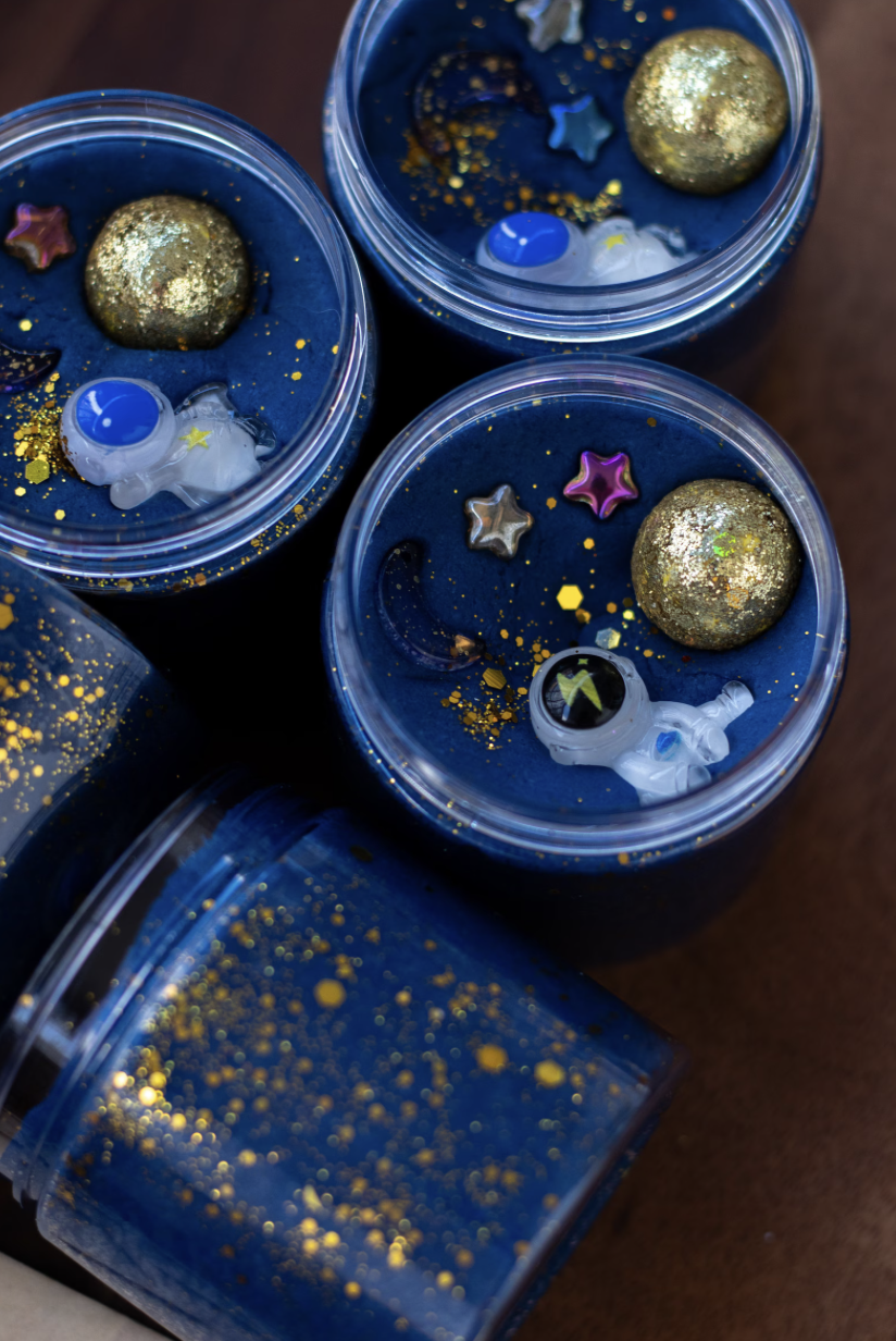 Galaxy Space Playdough Party Favors