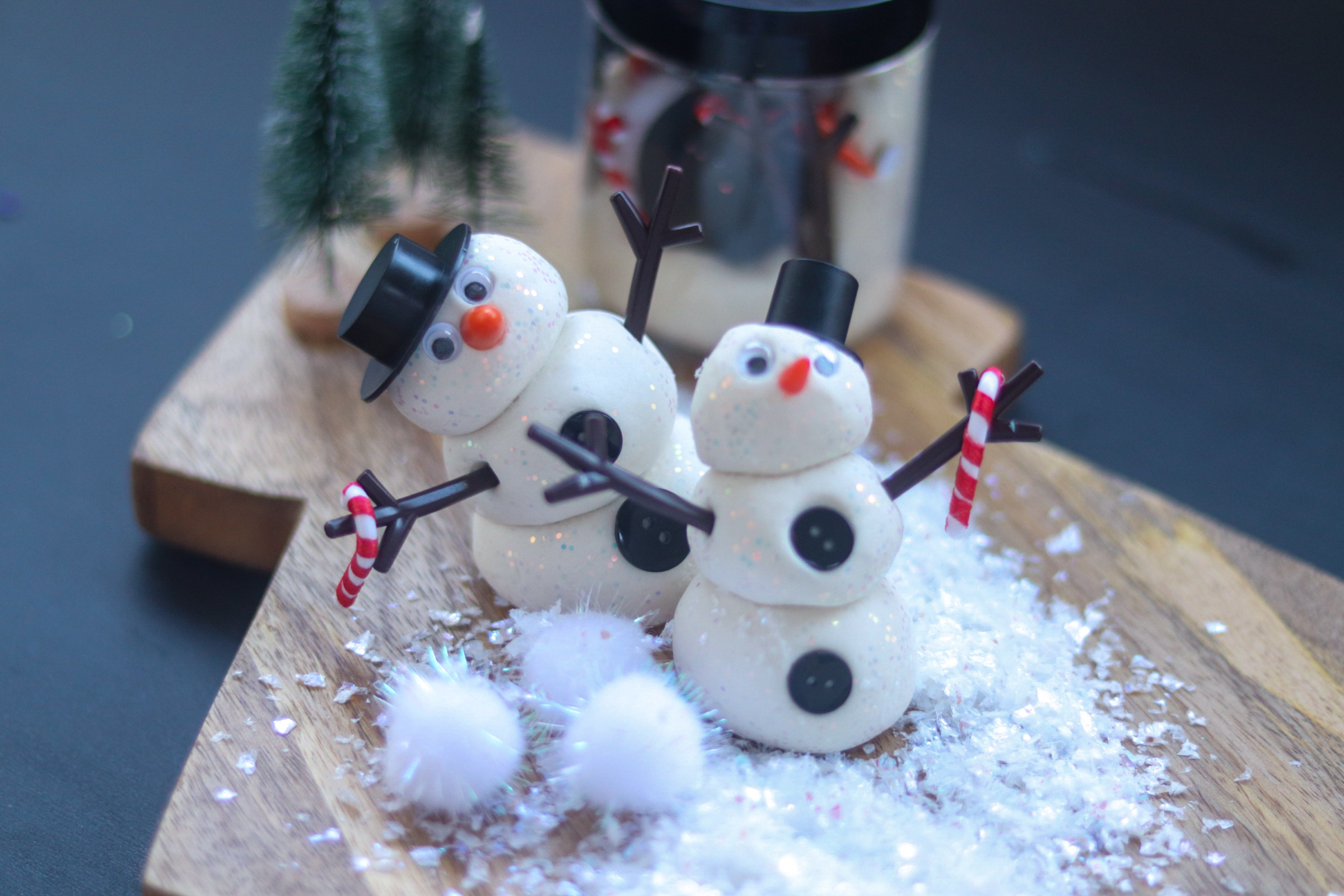 Build a Snowman Playdough Kit