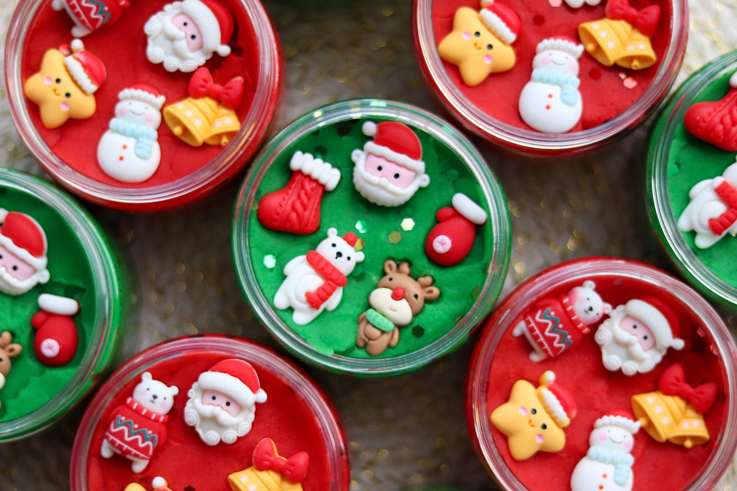 Christmas Playdough Jar